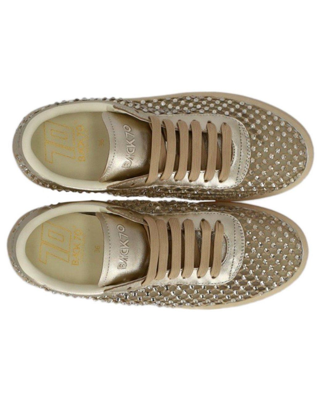 Back70 Brown Strass Big Smart Sneaker