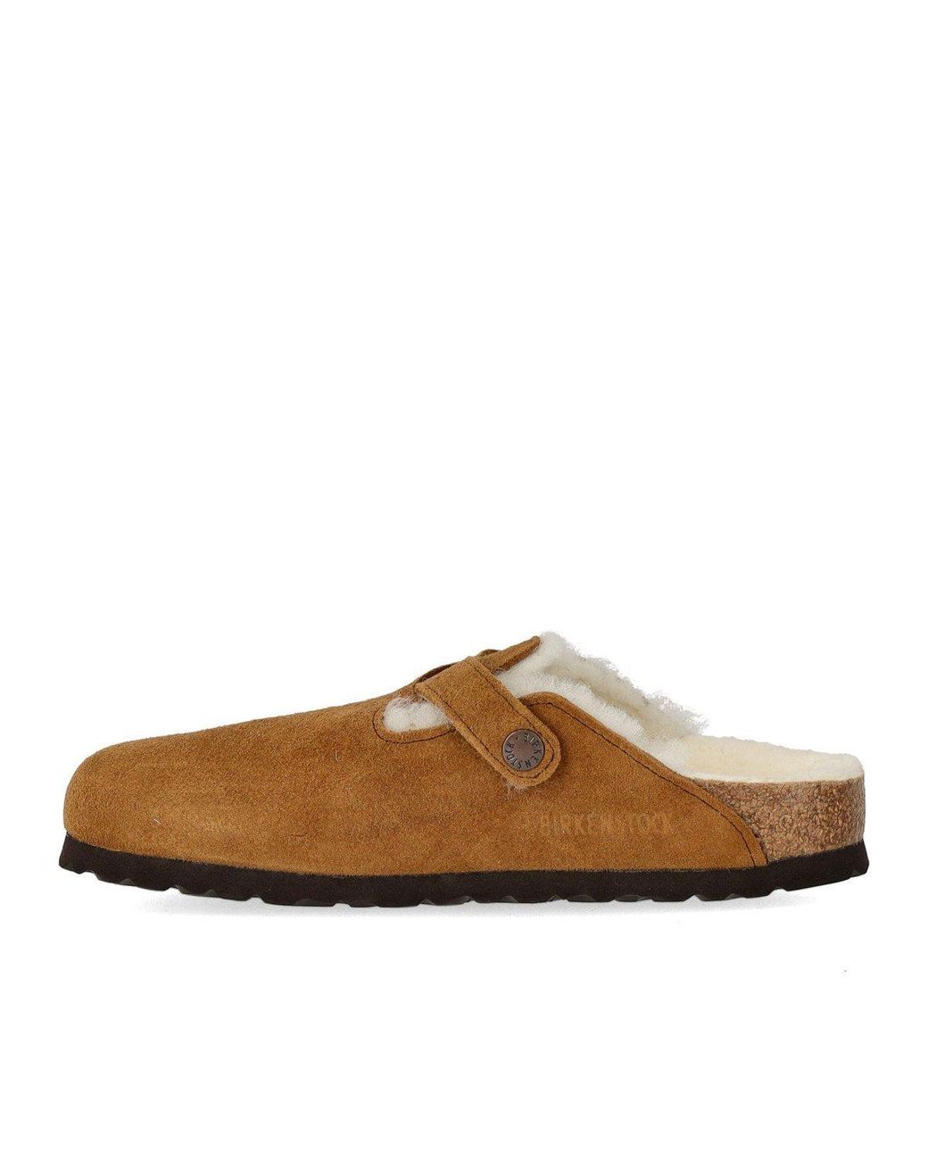 Birkenstock Brown Boston Shearling Mink Clog