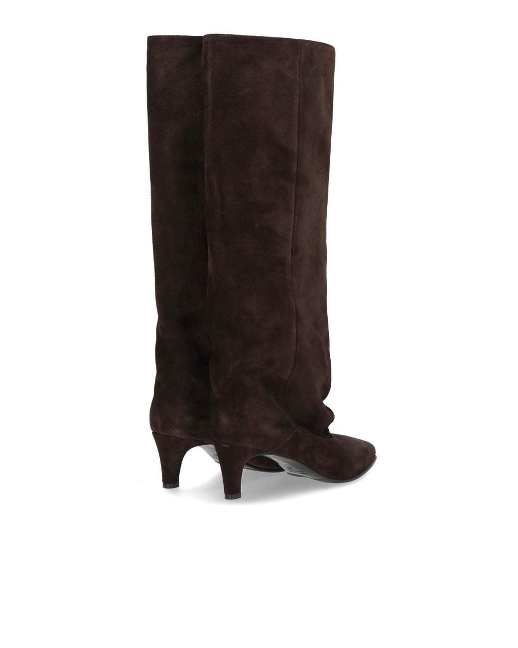 Strategia Brown Stivale Velour Ebano