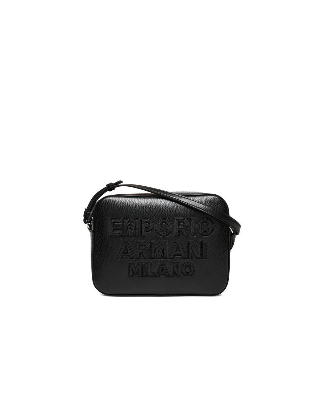 Emporio Armani Milano Crossbody Tas in het Zwart voor heren Lyst NL