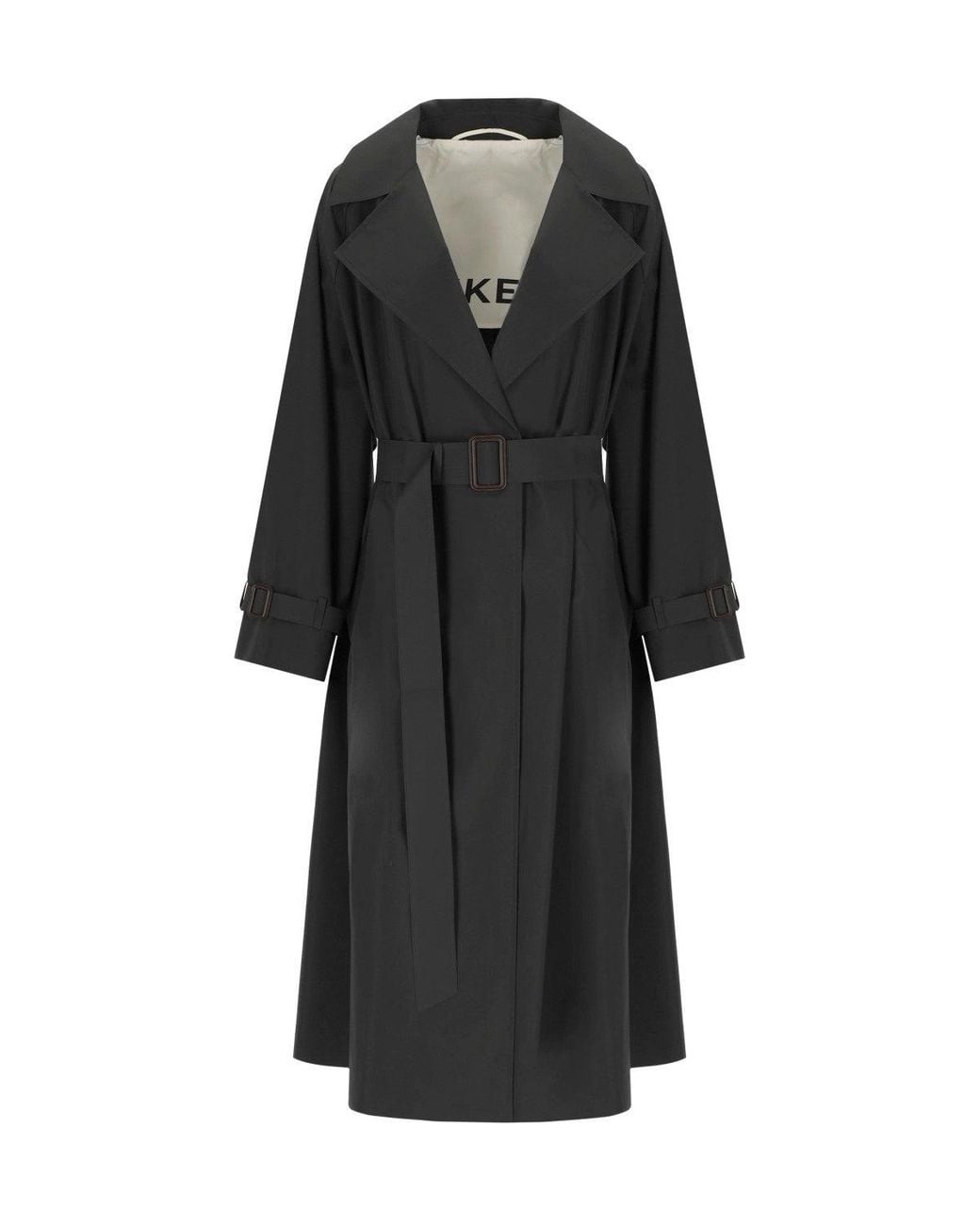 Weekend by Maxmara Black Trench Coat Fatto