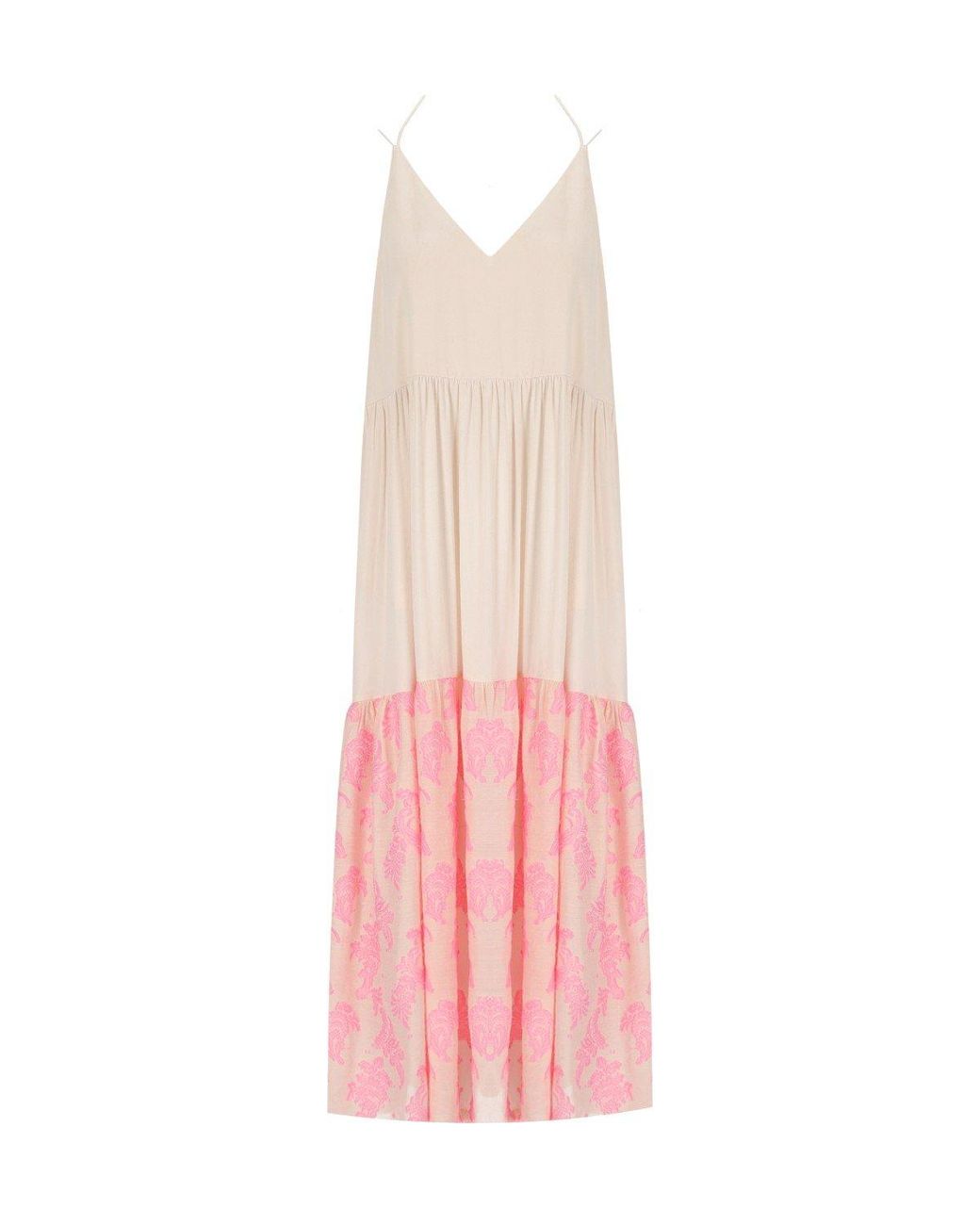 Traffic People Pink Ithaca Long Dress