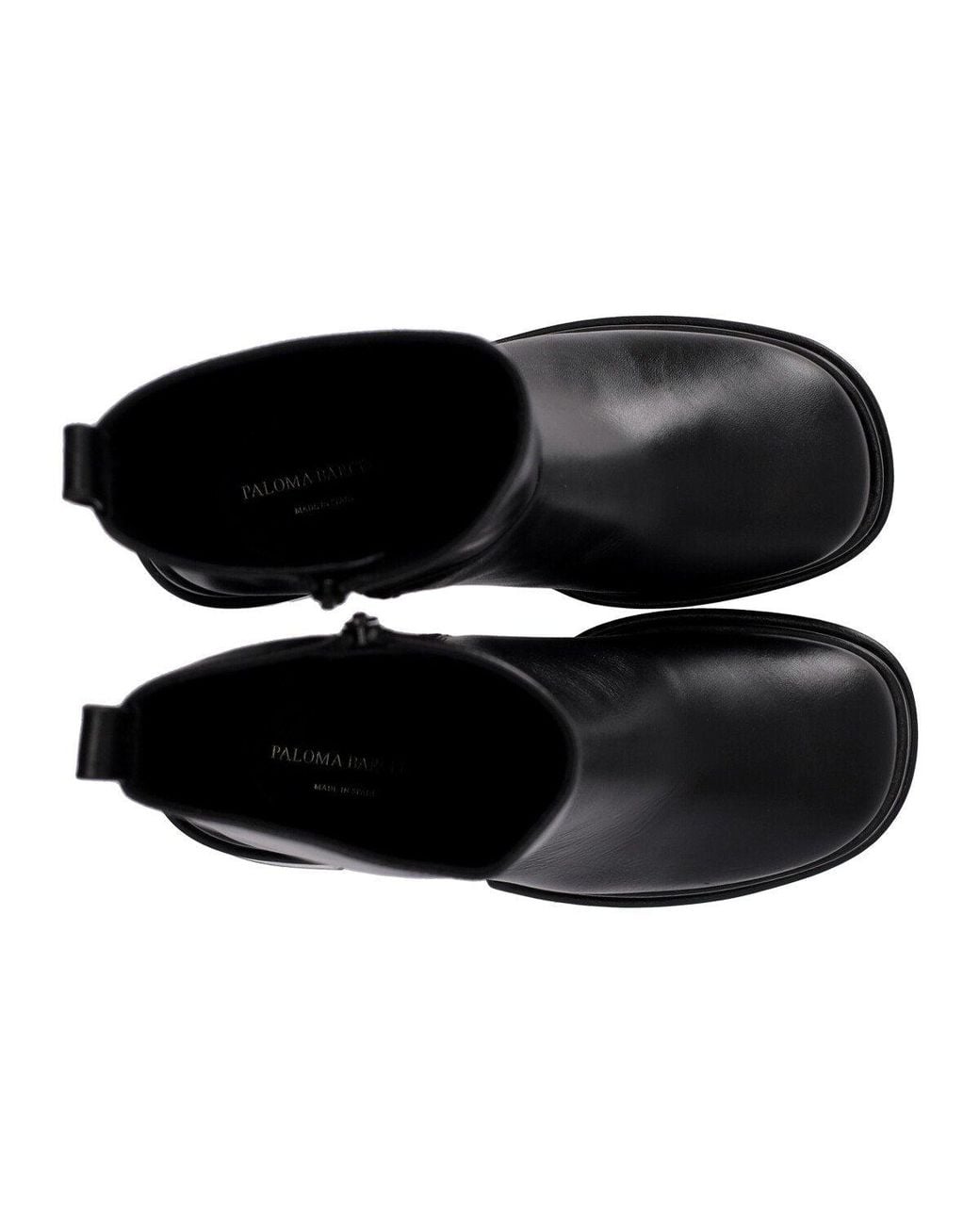 Paloma Barceló Black Eros Heeled Ankle Boot