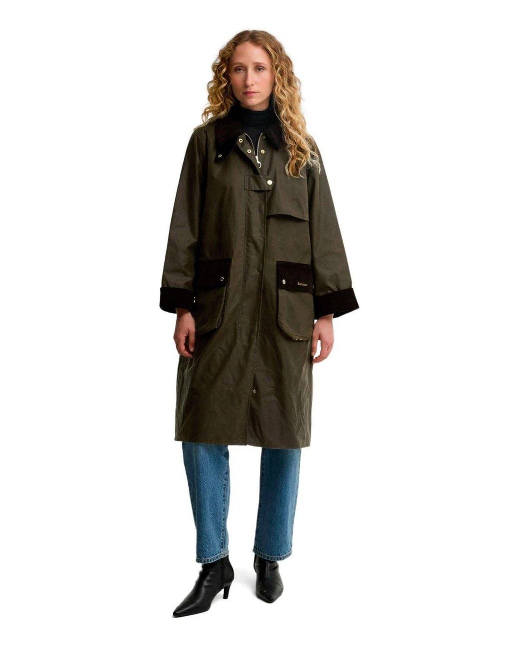 Barbour Black Kirklees Wax Jacket