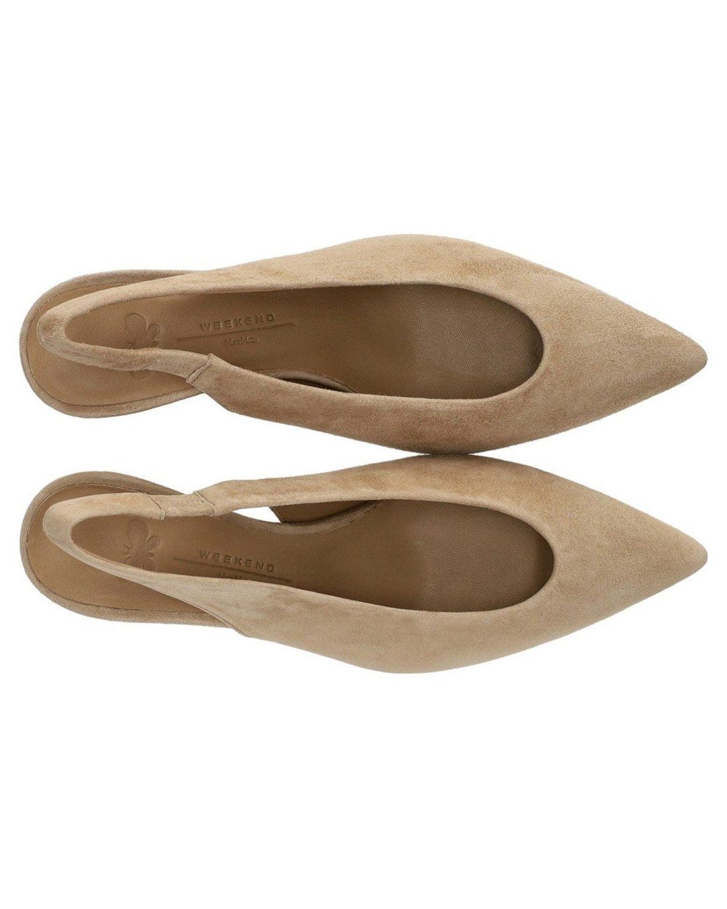 Weekend by Maxmara Brown Orma Beige Slingback Pump