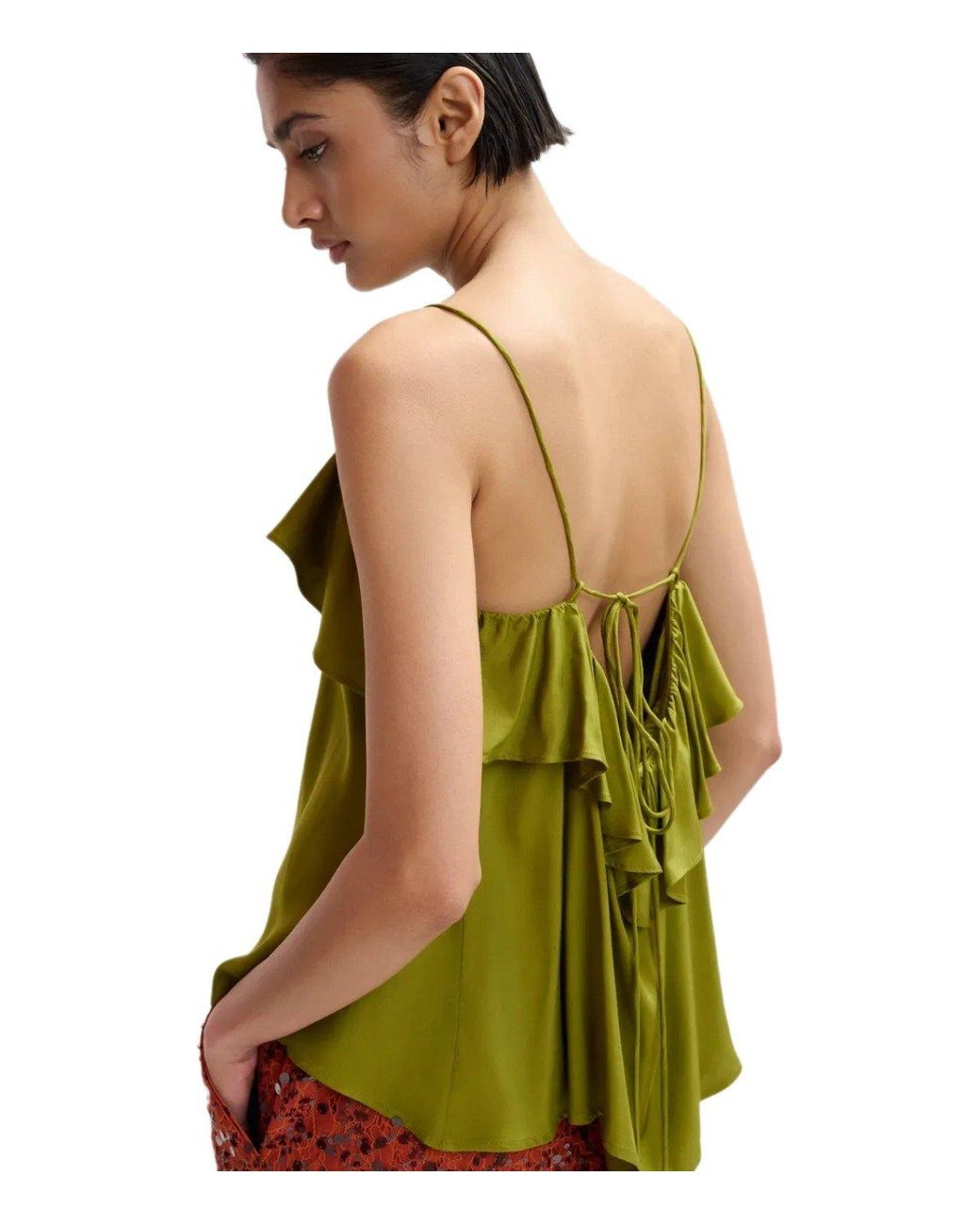 Essentiel Antwerp Green Janielle Top