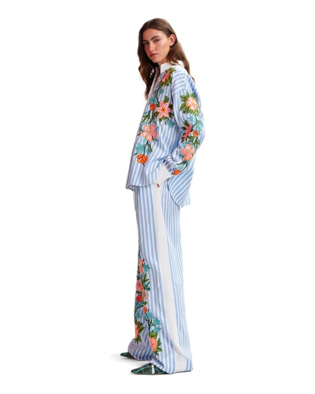 Essentiel Antwerp Blue Hevon2 And Light Pants