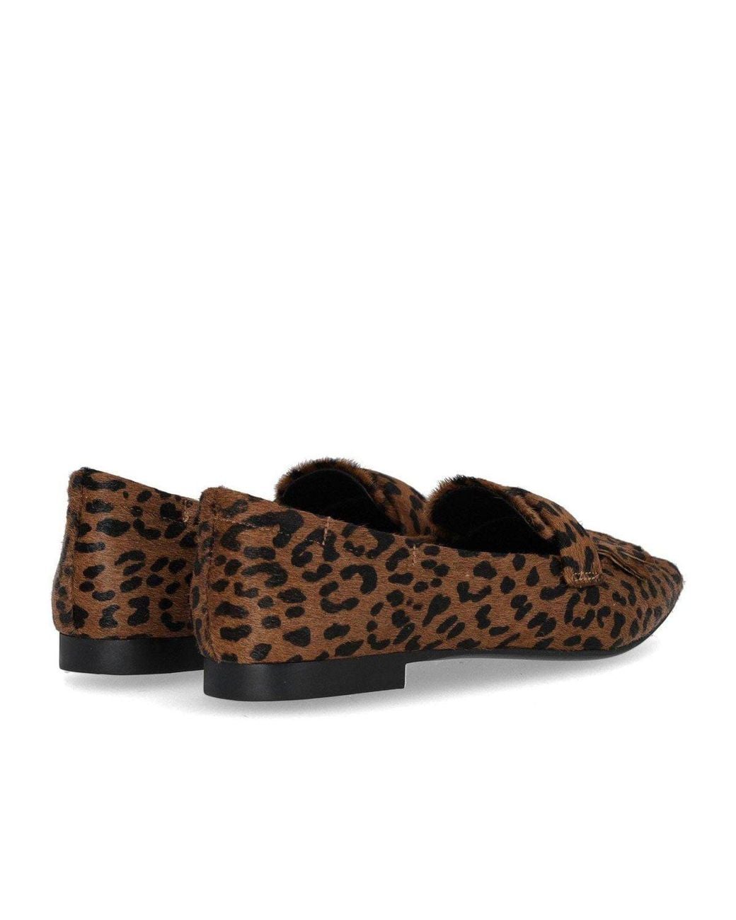 MISS OLIVIA Brown Ada Animalier Loafer