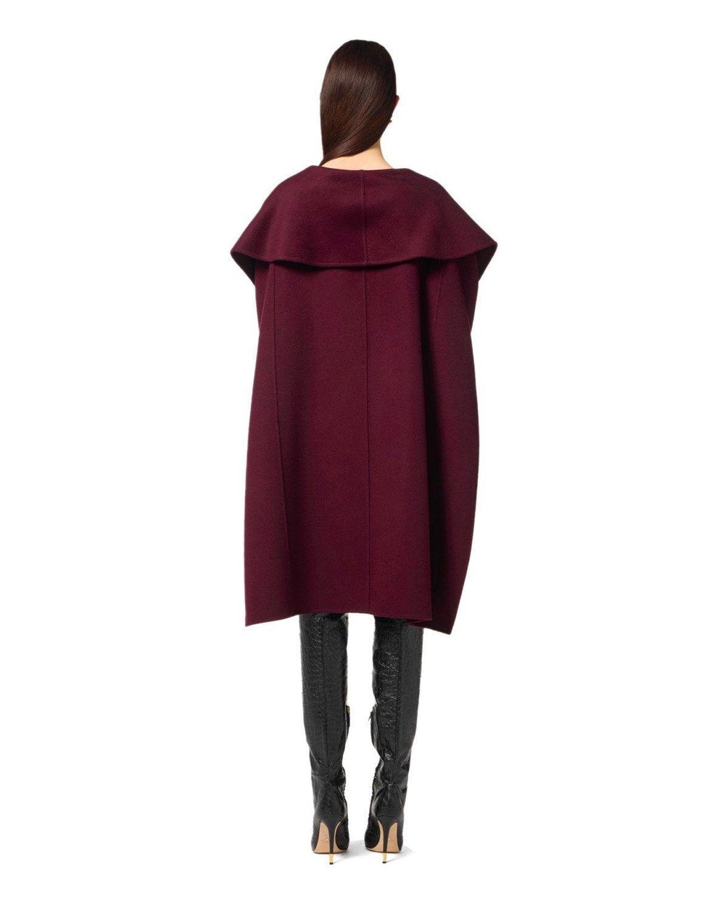Elisabetta Franchi Purple Ponchos