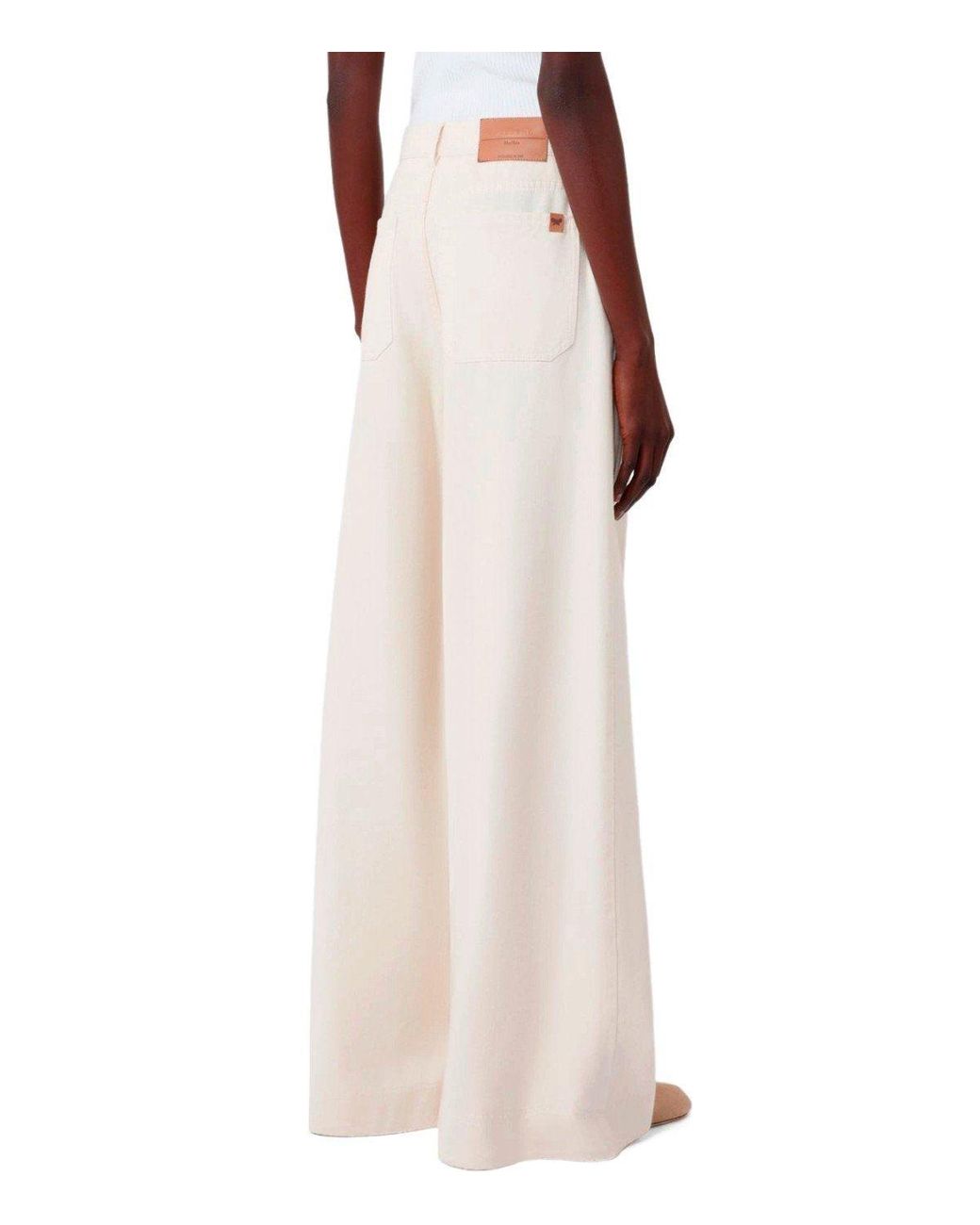 Weekend by Maxmara White Canneti Ecru Jeans