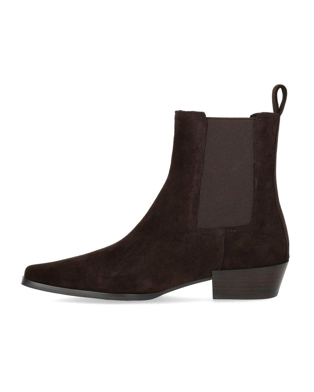 Strategia Brown Velour Suede Ankle Boot