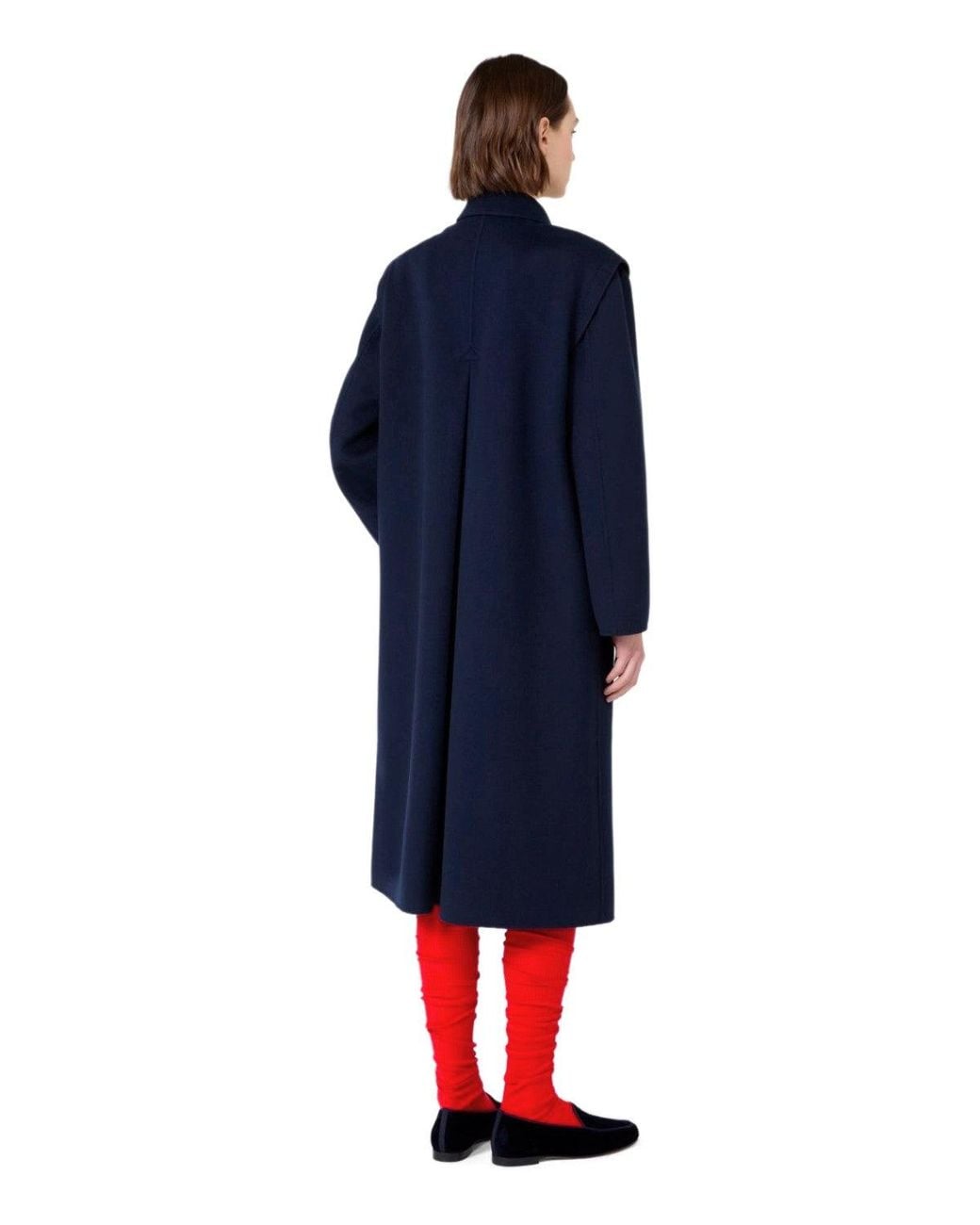 Weekend by Maxmara Blue Coat Gessati