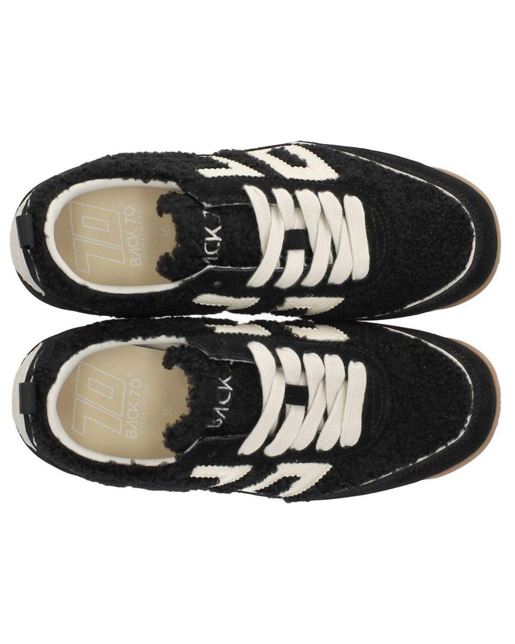 Sneaker Jogger Nera di Back70 in Black
