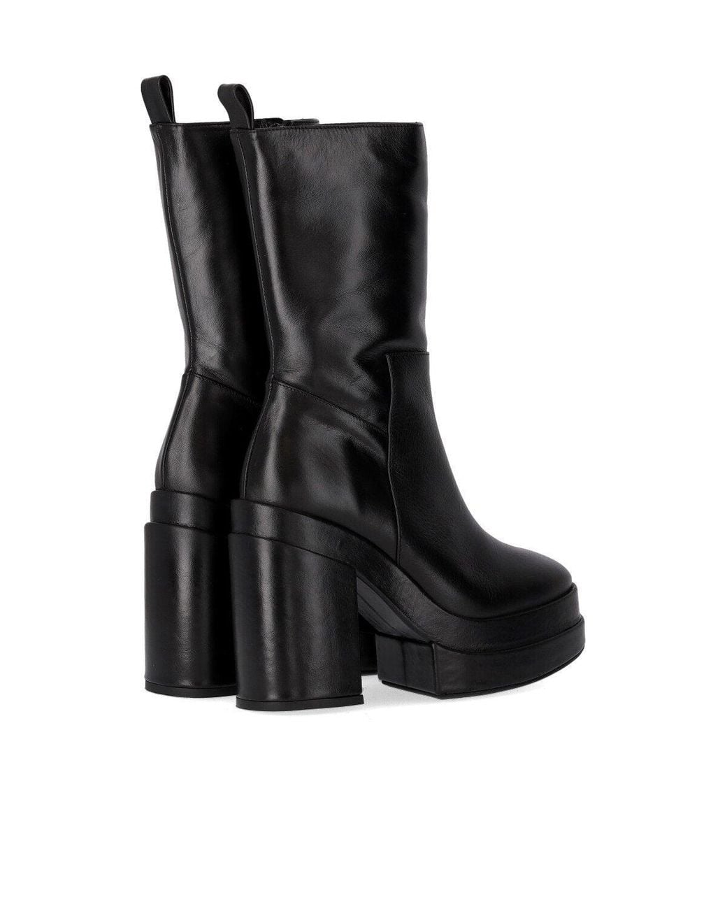 Paloma Barceló Black Eros Heeled Ankle Boot