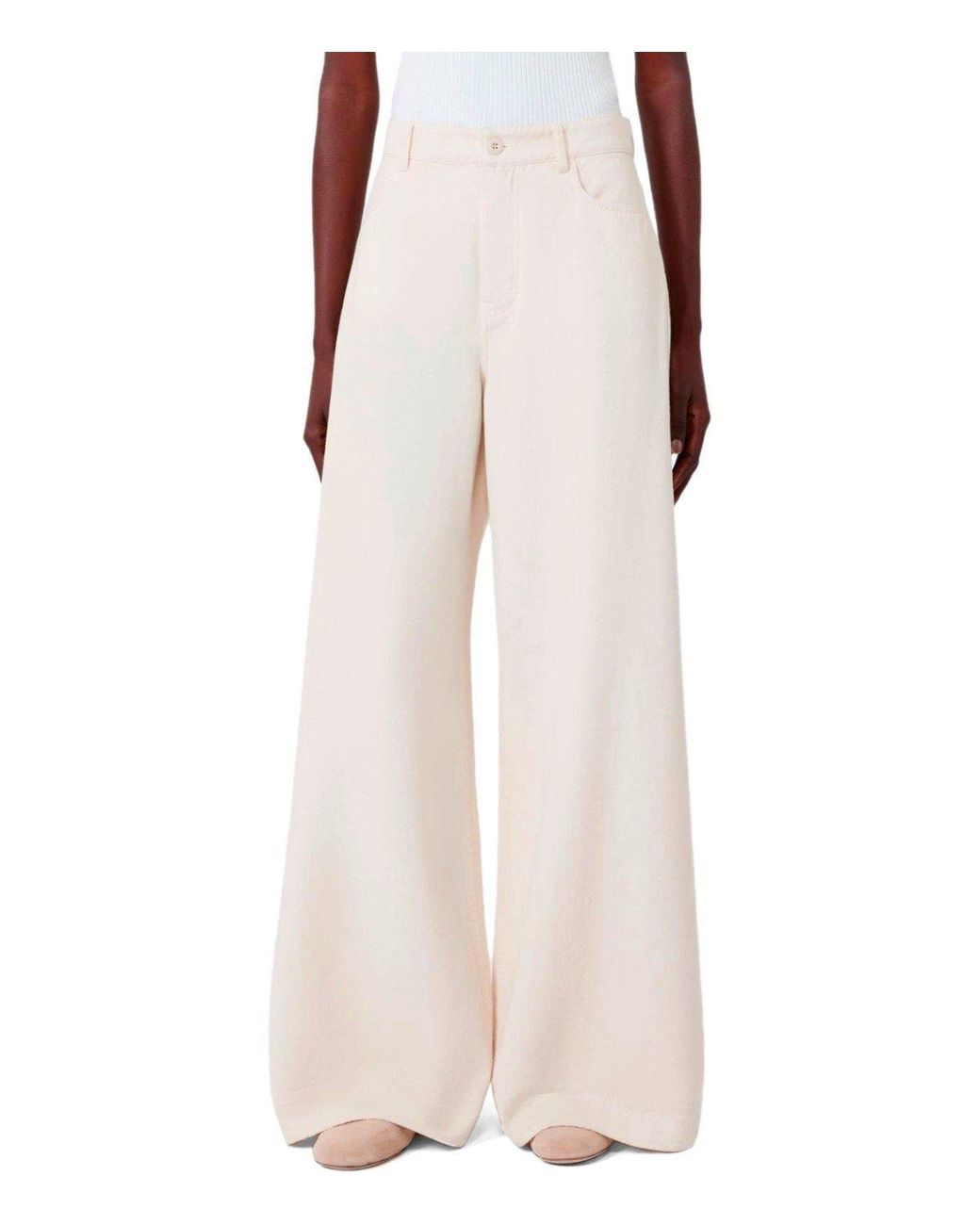 Weekend by Maxmara White Canneti Ecru Jeans