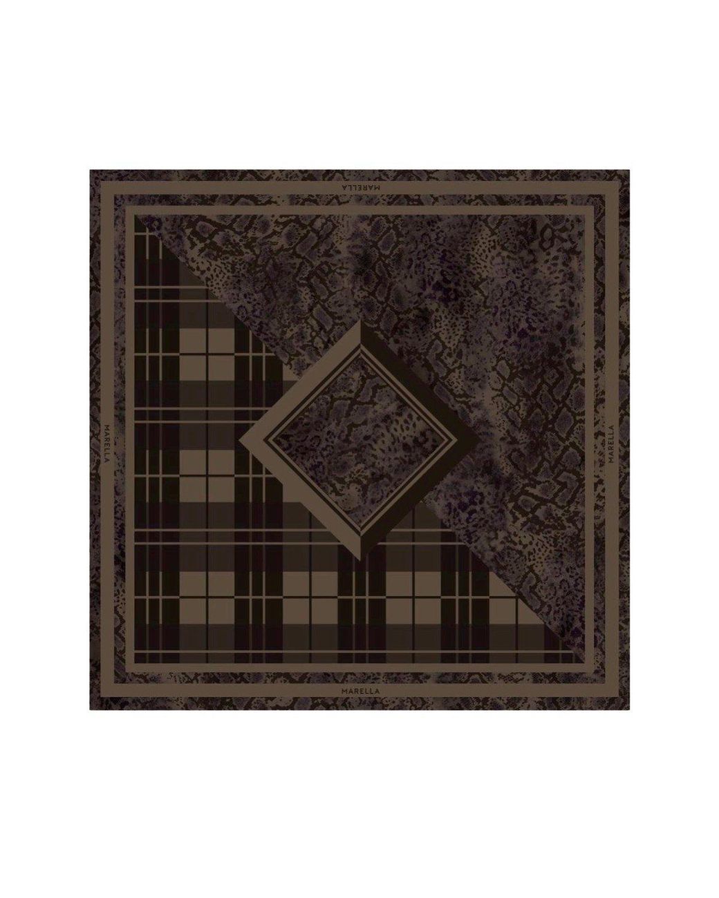 Marella Black Aerosi Python Schal