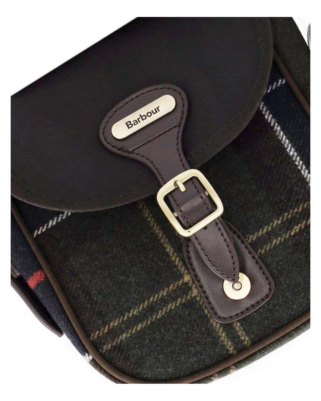 Barbour Black Whitley Tartan Crossbody Bag