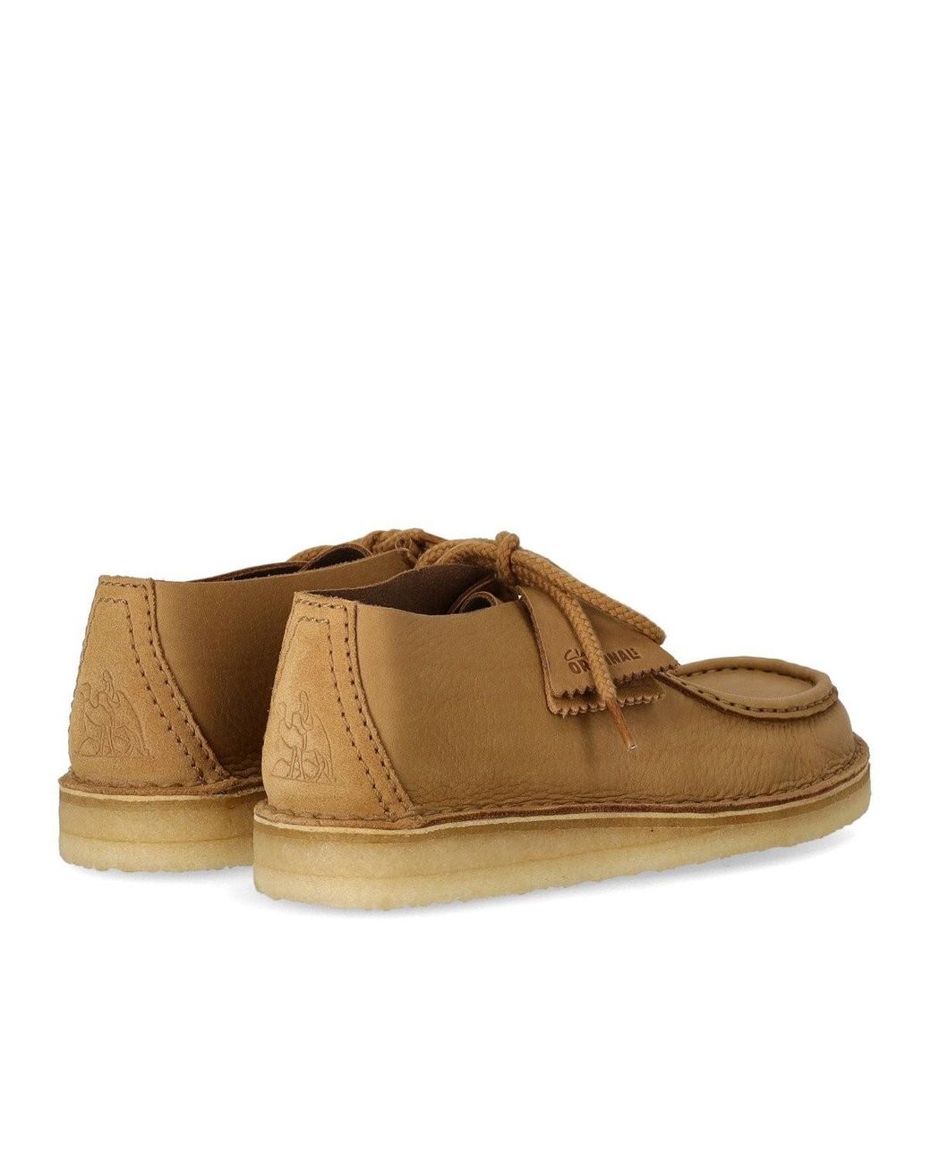 Clarks Desert Nomad Mid Tan Lea Ankle Boot in Brown for Men Lyst