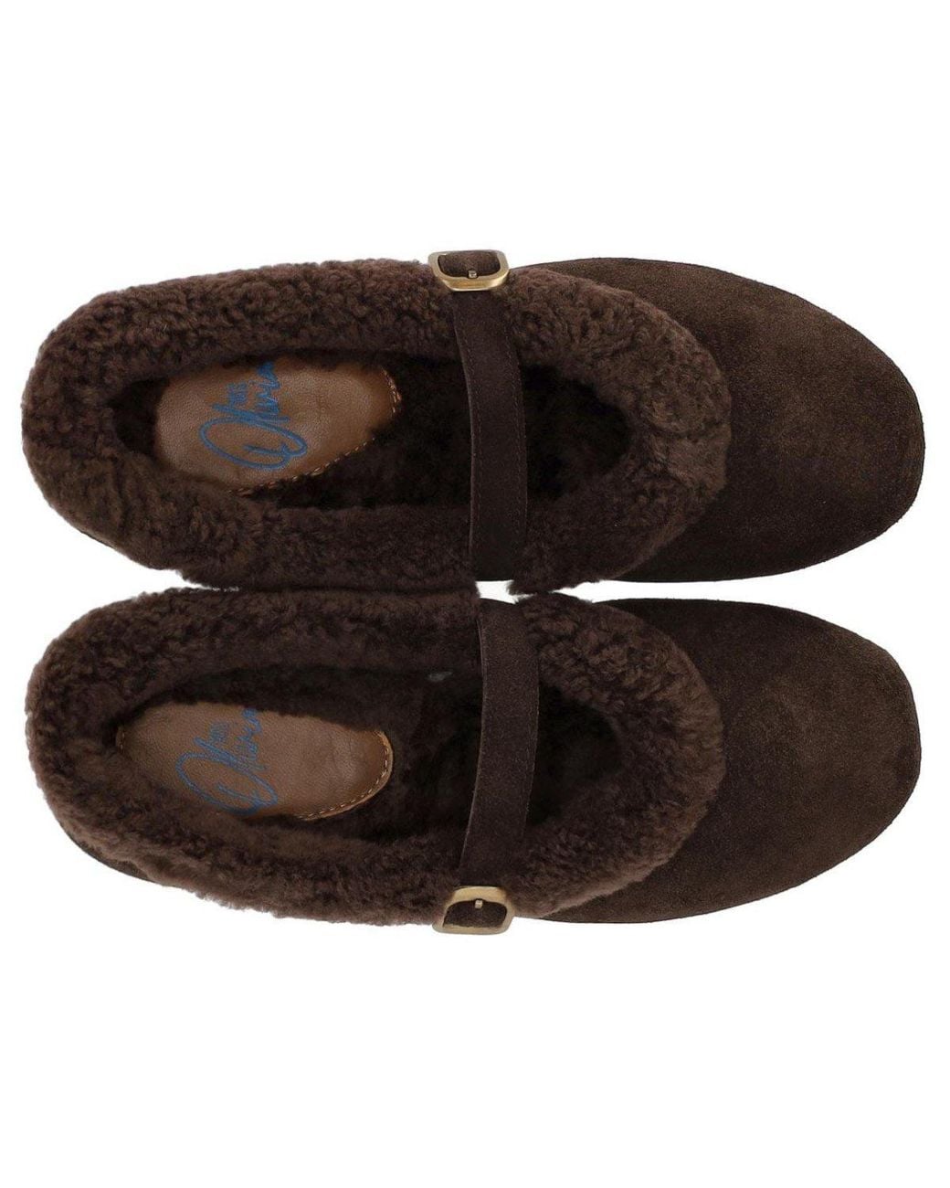 MISS OLIVIA Brown Lou Ballet Flat Shoe