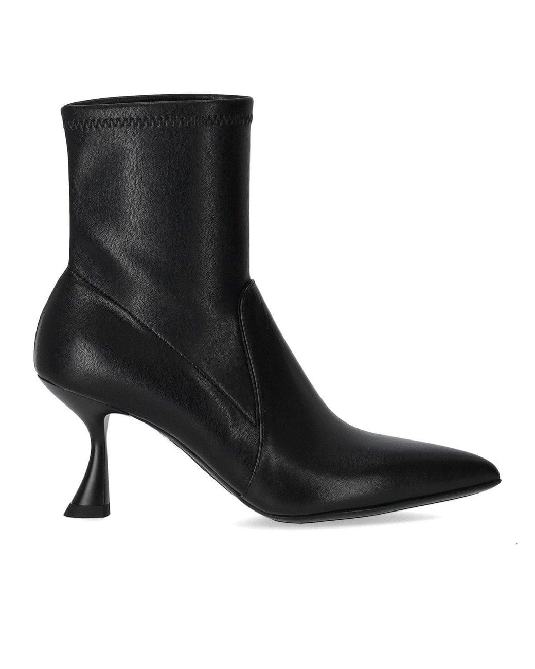 Sergio Levantesi Black Junny Heeled Ankle Boot
