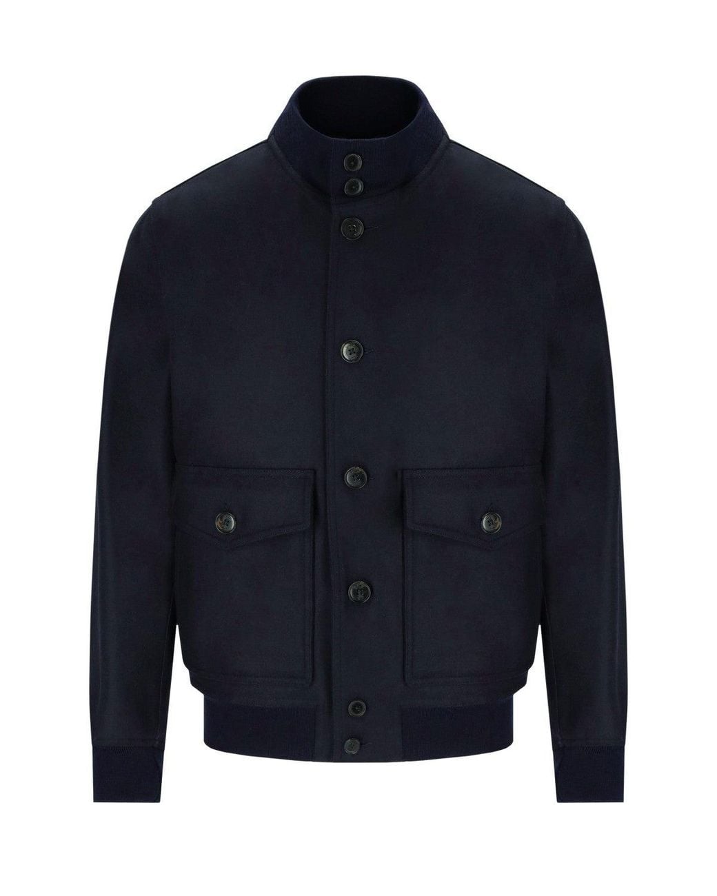 Baracuta Blue Bomber Jacket Melton Deep