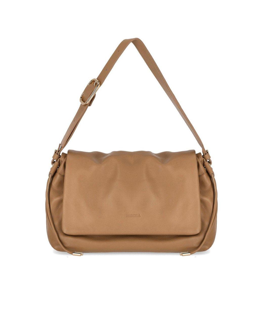 Marella Brown West Camel Shoulder Bag