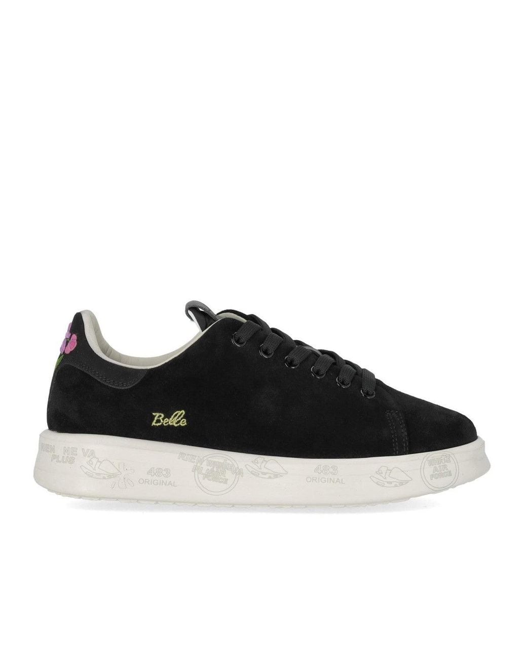 Premiata Black Sneaker Belle 8631