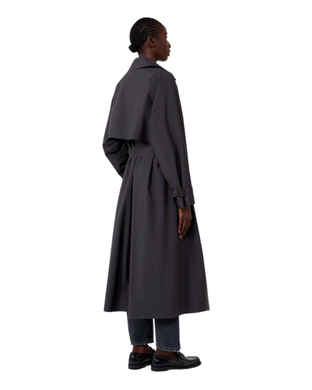 Weekend by Maxmara Black Trench Coat Fatto