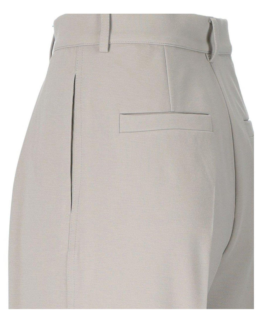 Max Mara Gray Ginnico Light Pants