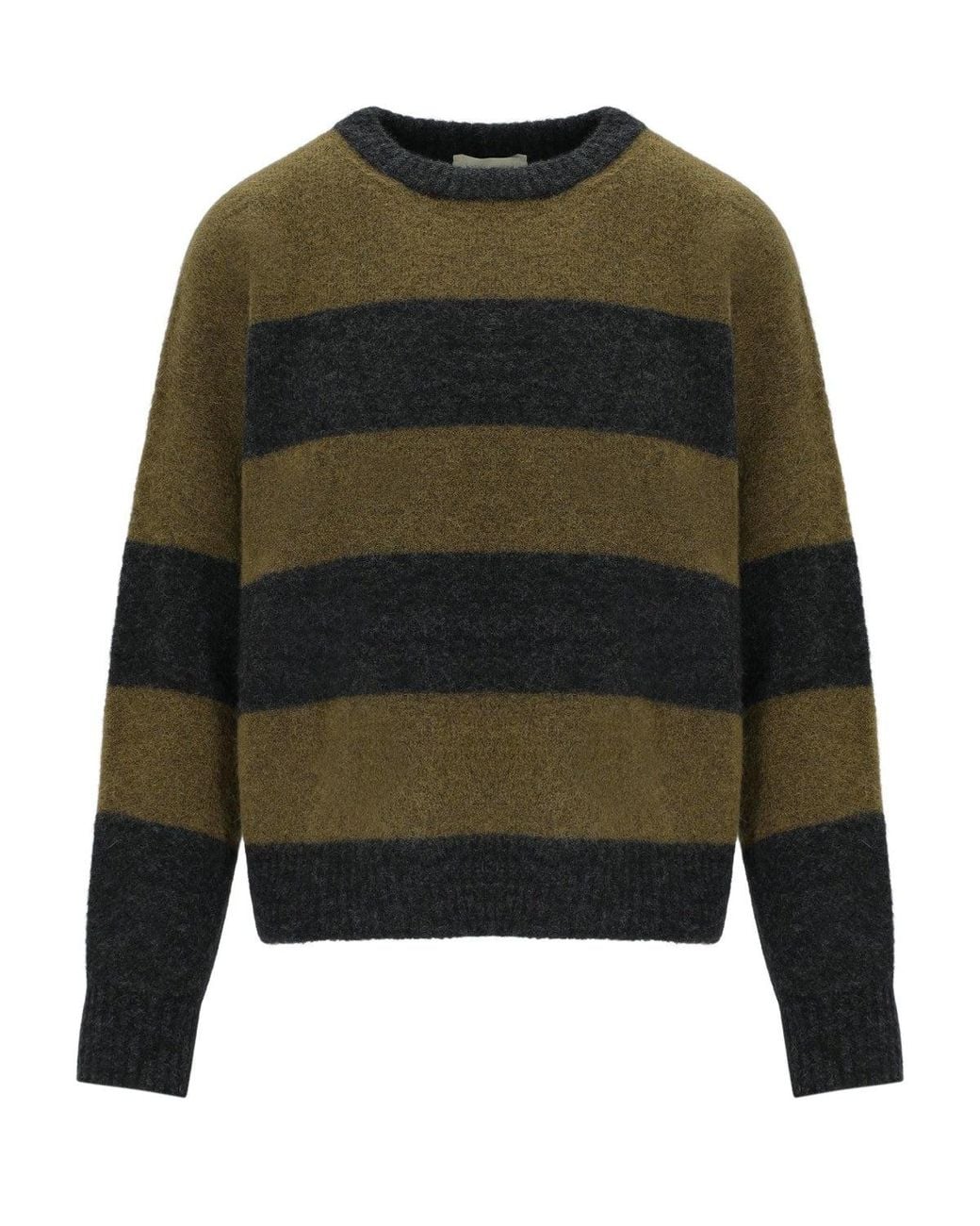 Weekend by Maxmara Green Striped Sweater Tuono