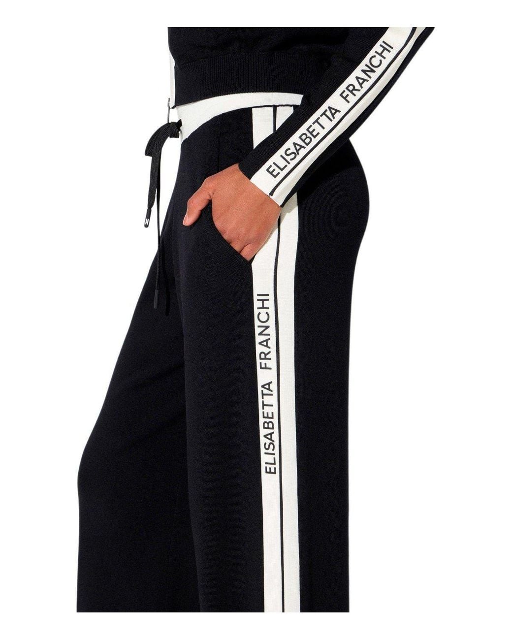 Elisabetta Franchi Black Trousers