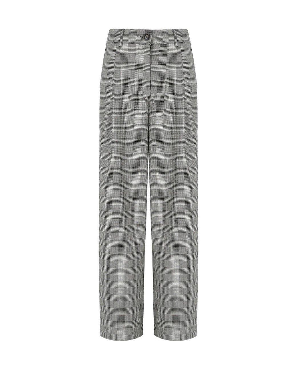 Essentiel Antwerp Gray Invest Wide Leg Pants