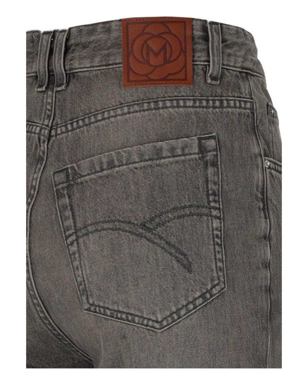 Marella Gray Mom Jeans