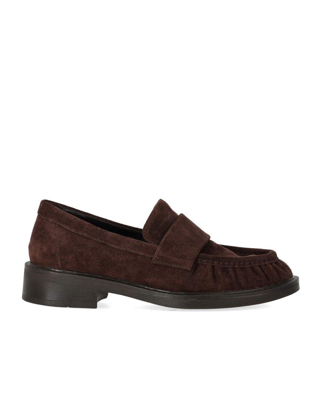 Strategia Brown Suede Loafer