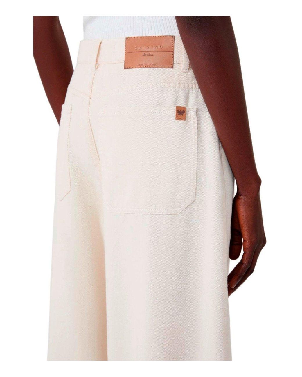 Weekend by Maxmara White Canneti Ecru Jeans