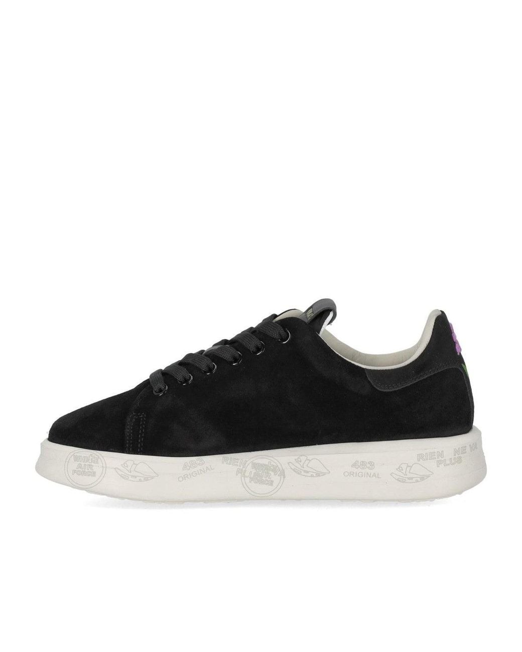 Premiata Black Sneaker Belle 8631