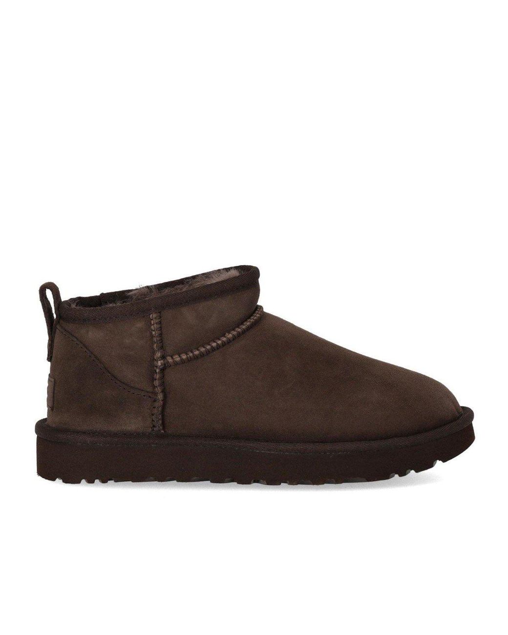 Ugg Brown Classic Ultra Mini Dust Cocoa Boot