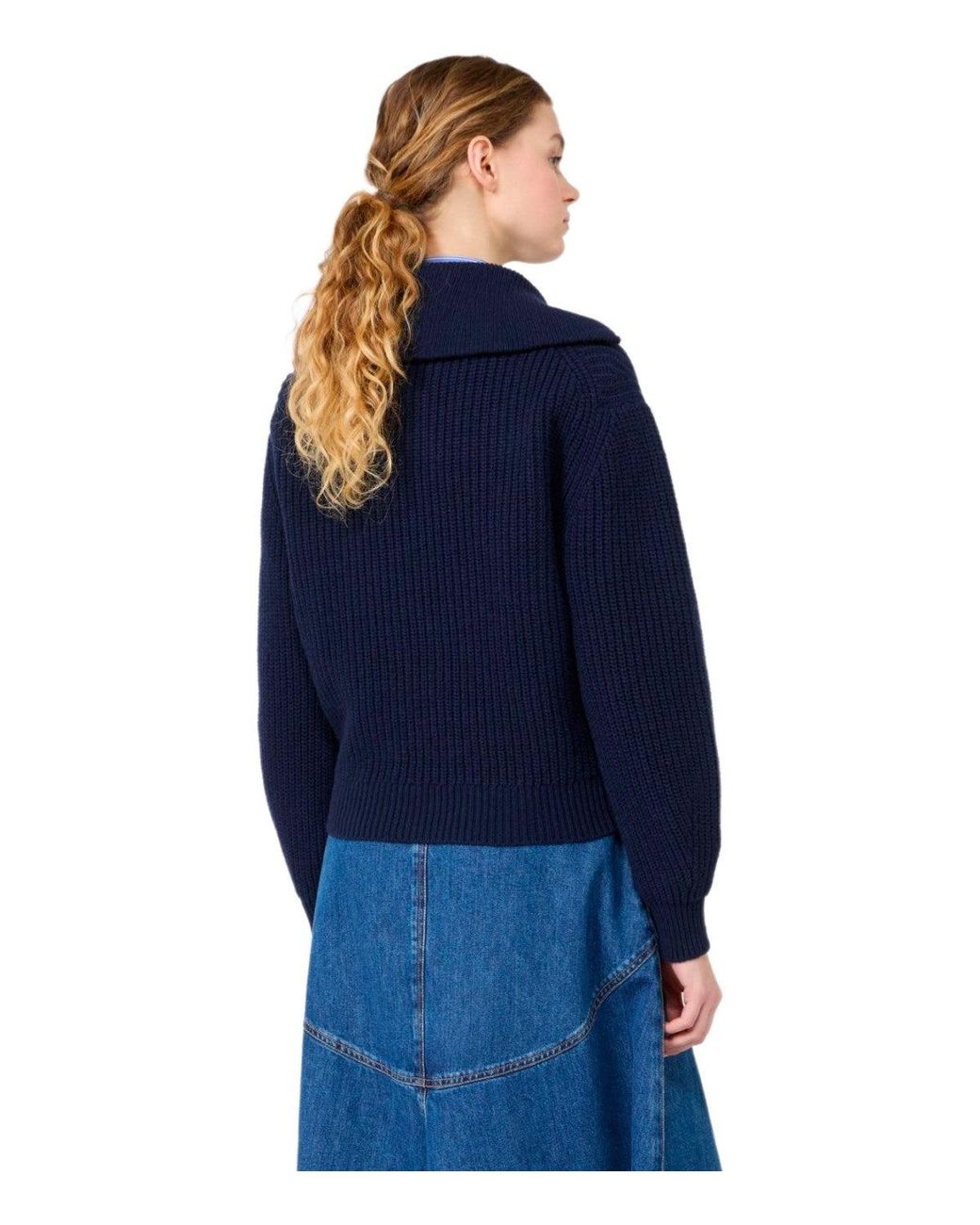 Weekend by Maxmara Blue Jumper Laser