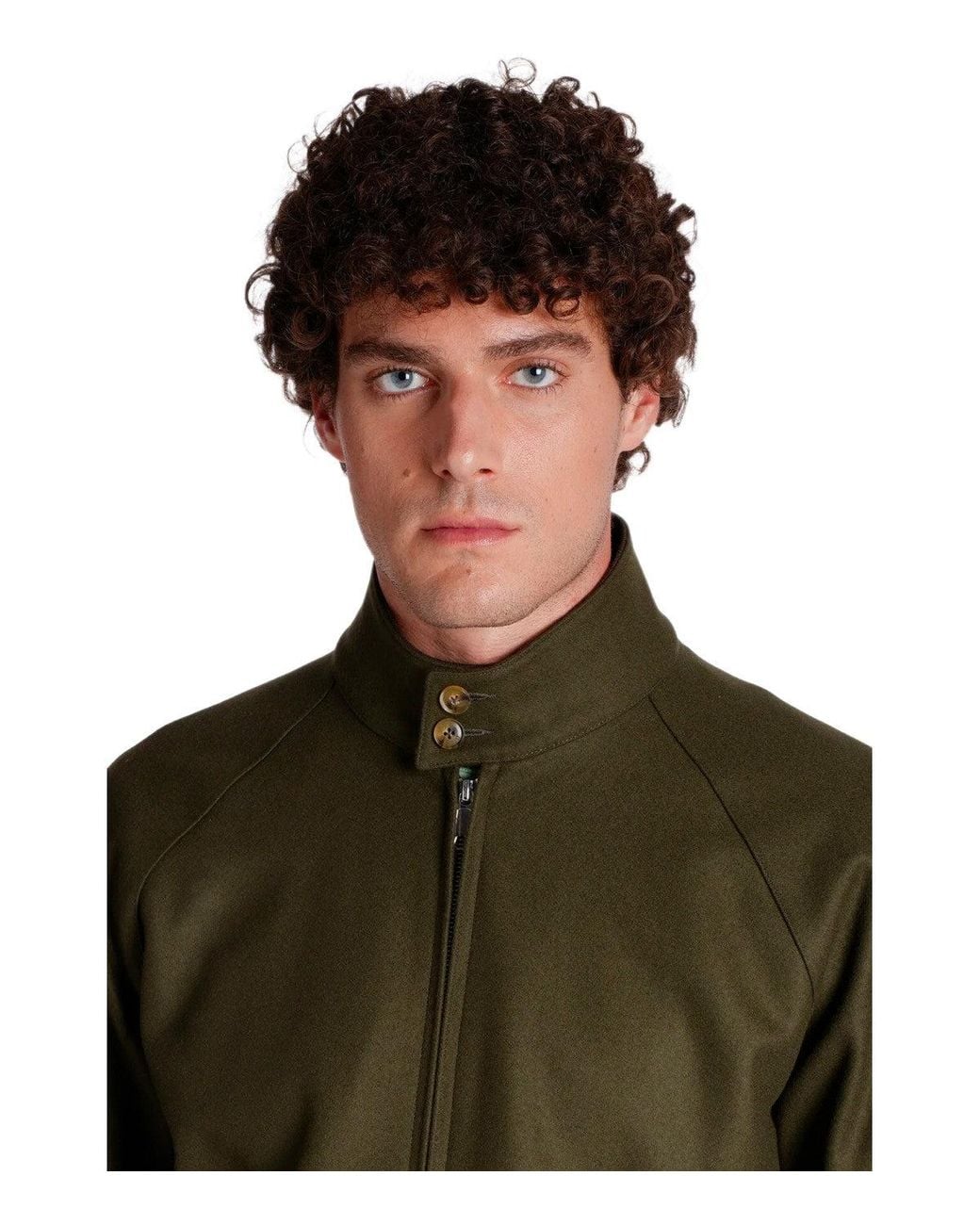 Baracuta Green Bomber Jacket G9 Melton Beech for men
