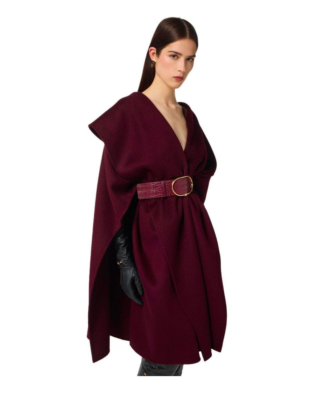 Elisabetta Franchi Purple Ponchos