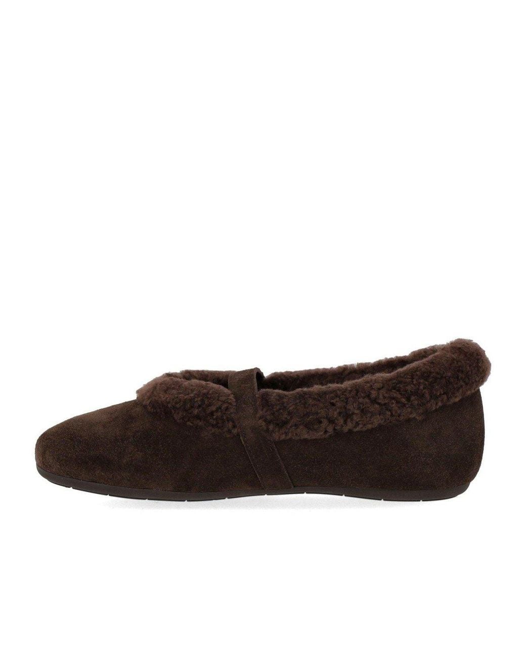 MISS OLIVIA Brown Lou Ballet Flat Shoe