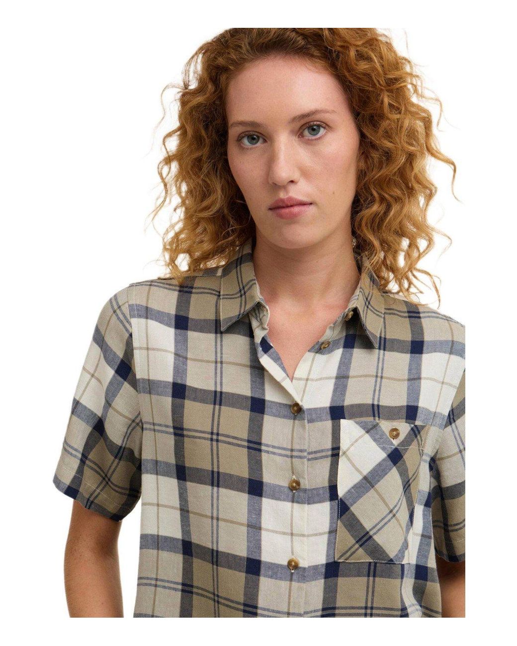 Barbour Gray Fern Shiirt