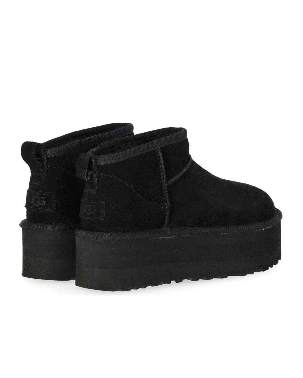 Ugg Black Boot Classic Ultra Mini Platform