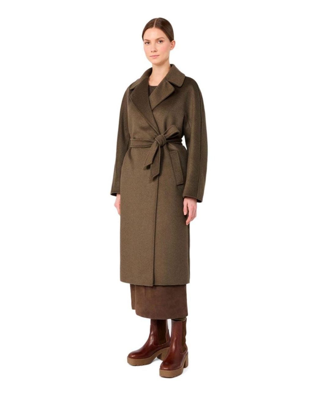 Weekend by Maxmara Brown Coat Resina