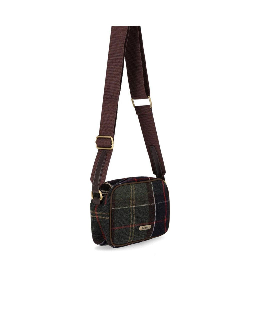 Barbour Black Contin Tartan Crossbody Bag