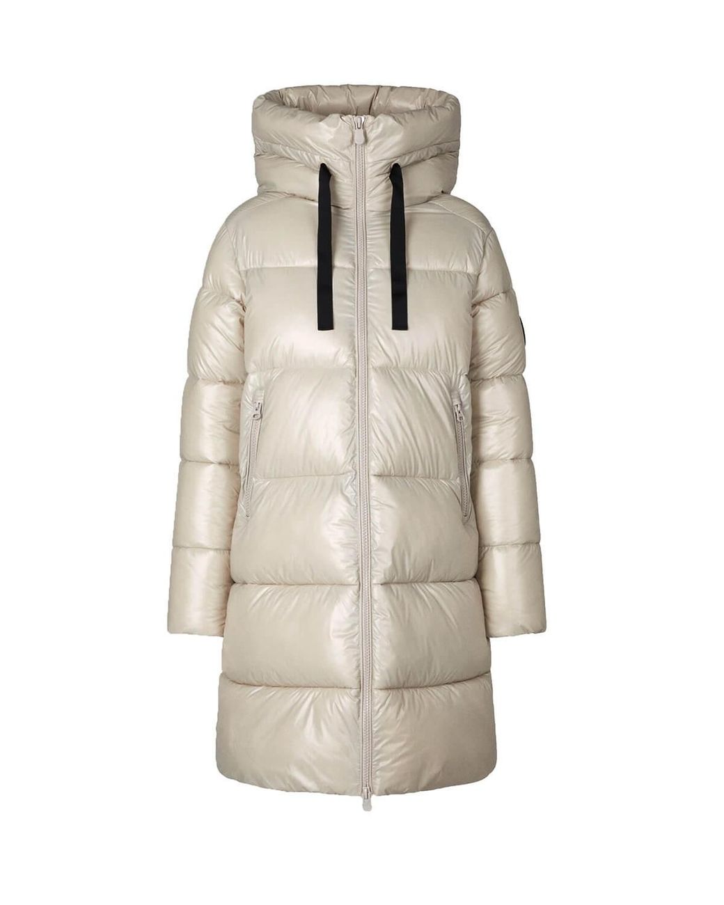 Save The Duck Isabel Padded Coat in Natural | Lyst