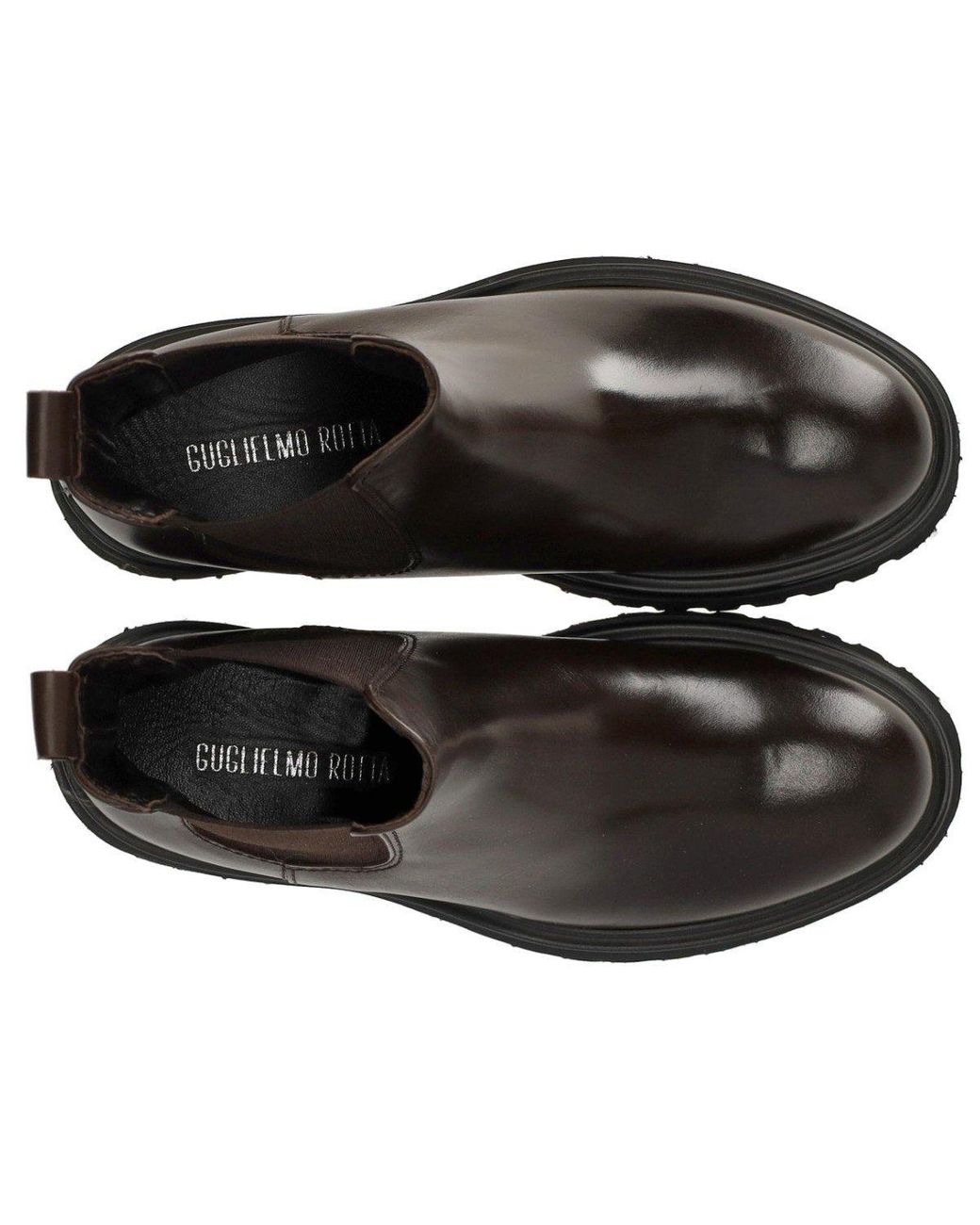 Guglielmo Rotta Brown Worms Chocolate Chelsea Boot