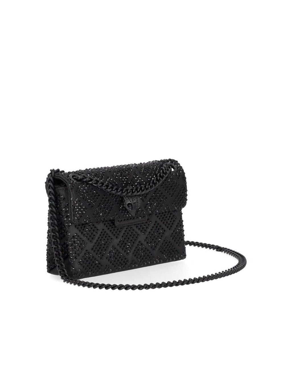 Kurt Geiger Black Mini Kensington Crossbody Bag