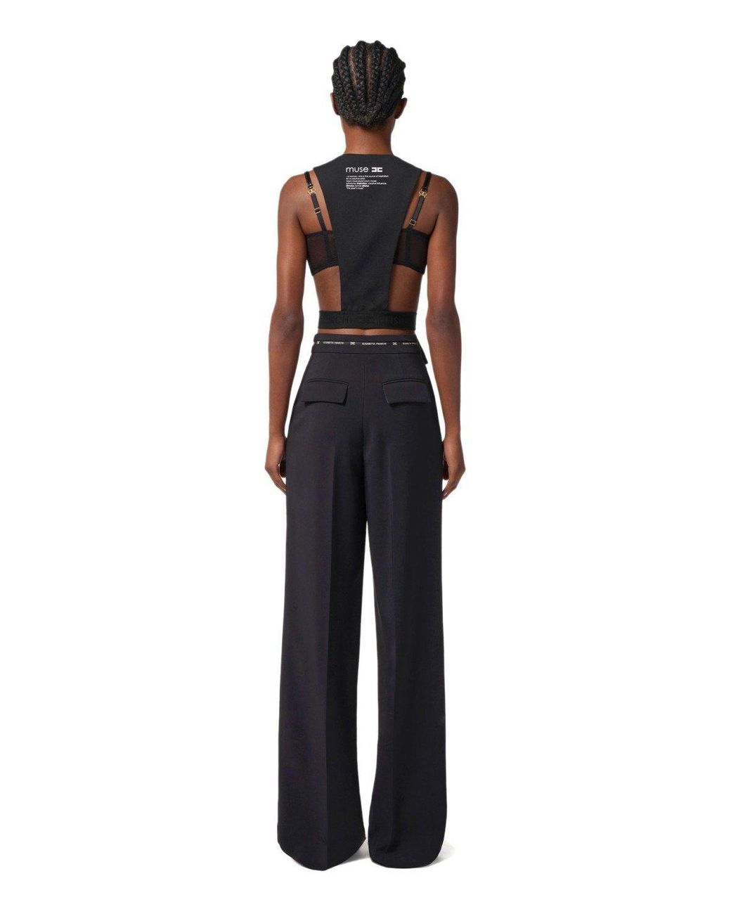 Elisabetta Franchi Black Vest