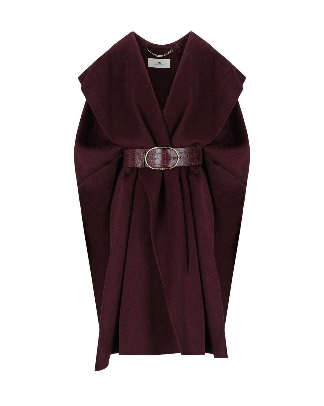 Elisabetta Franchi Purple Ponchos